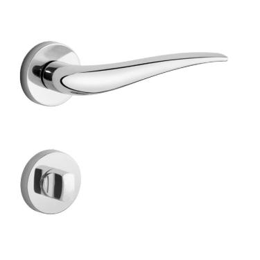 Imagem de Fechadura Para Banheiro Due Zcr 55mm Cromado - 42-2204 - Lockwell Fechadura Banh.due Zcr 55mm Lockwell 42.2204