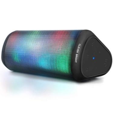 Imagem de Alto-falante Bluetooth sem fio portátil CLEVER BRIGHT 7 LED