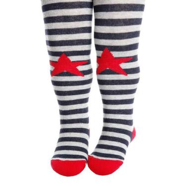 Imagem de Meias de bebê infantil meia-calça listrada de bebê - HUOGUO