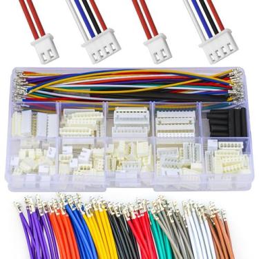 Imagem de Kit de conectores Kidisoii JST-XH com passo de 2,54 mm com cabo 22AWG