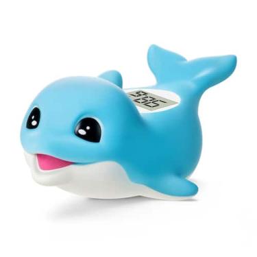 Imagem de Termômetro de banho para bebês JARMAPOZ Digital Dolphin Waterproof