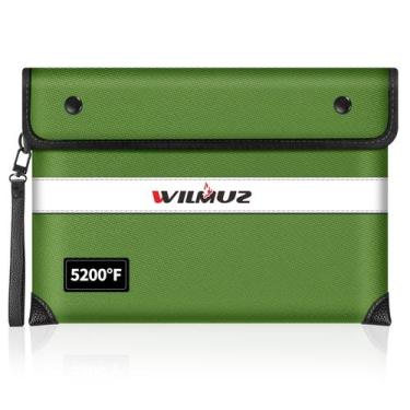Imagem de Bolsa de documentos à prova de fogo Wilmuz atualizada com isolamento t