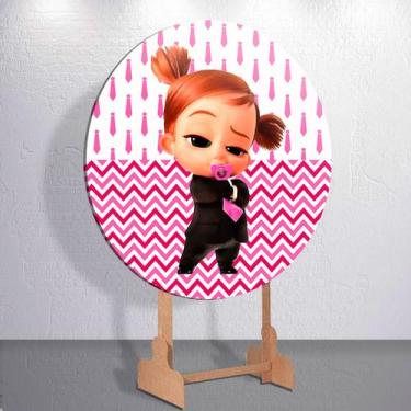 Imagem de Capas Painel Redondo Festa Infantil Chefinho Beby Poderoso Grande ou M