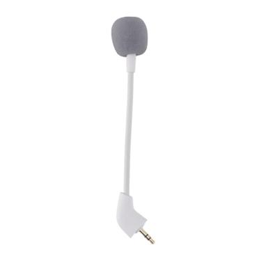 Imagem de Pilipane Replacement Microphone for Cloud II Game Noise Reduction Clear Sound Omnidirectional 360 Degree Rotatable 3.5mm Gold Plated Plug Flexible Mic for Gaming Headsets