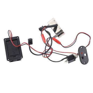 Imagem de Eujgoov Captador de Violoncelo Com Função de Pré-amplificador EQ, Peça de Violoncelo de Plástico Metálico para Violino Elétrico, Adequado para Elétricos 4/4 3/, Instalação Simples para Reprodução