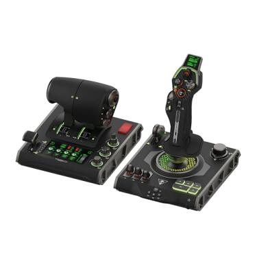 Imagem de Turtle Beach VelocityOne Flightdeck Universal HOTAS Simulation System Joystick & Throttle for Air & Space Combat Simulation For Windows 10 & 11 PCs – Touch Display & Buttons, 139 Programmable Controls