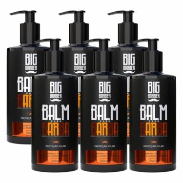 Imagem de Kit 6x Balm Para Barba Hidratante 240ml Modelador Big Barber
