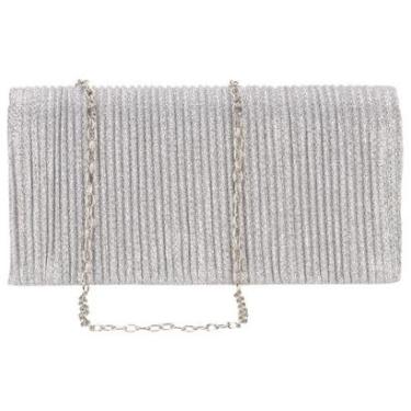 Imagem de Bolsa Feminina Festa Melamel Fs61 - Prata - U-Feminino