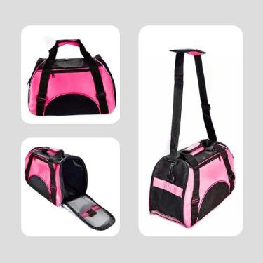 Imagem de Mochila Bolsa Pet Transporte Rosa Para Cachorro Gato - Yeet