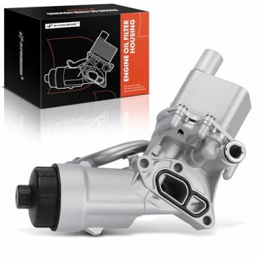 Imagem de A-Premium Conjunto adaptador de filtro de óleo do motor compatível com Chevrolet, veículos Buick - Cruze 2011-2016, Cruze Limited 2016, Sonic 2012-2020, Trax 2015-2021, Encore 2013-2021, 1.4L