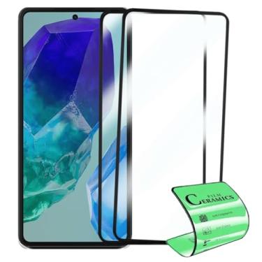 Imagem de Kit 2 Película Protetora em Cerâmica 9D Compatível Samsung Galaxy M55, Anti-Impressão Digital