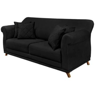 Imagem de Sofa 2 Lugares Retro Polo 180cm Com Almofada Suede 1105 Ezz 1105 - MIL