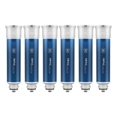Imagem de Kit 6 Filtros/Refis Original de Água Acqua Pure para Purificador Electrolux PC01B, PC01X, PE15B, PE15X e PE15P