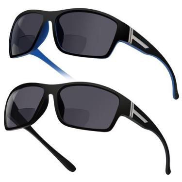 Imagem de Óculos de sol bifocais ZERPEET 1,75x TR90 Frame UV400, pacote 2