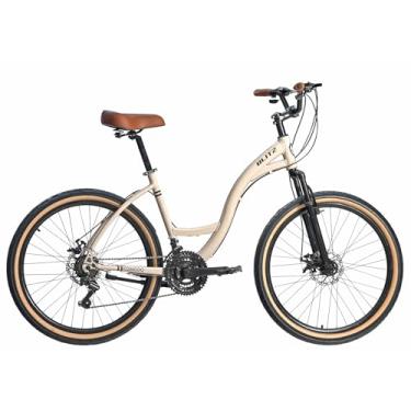 Imagem de Bicicleta BLITZ Aro 26 Comodo Alumínio Urbana SH 21v Freio á Disco (Bege, 18)