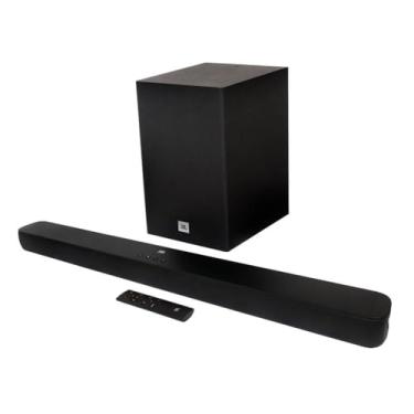Imagem de JBL, Soundbar, Cinema SB180, 2.1 Canais, Bluetooth, Subwoofer Sem Fio de 6,5" - Preto