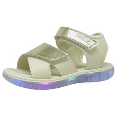 Imagem de Sandália Infantil Menina Luz de LED Conforto Light Klin