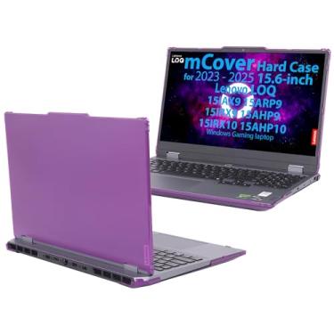 Imagem de mCover Capa compatível apenas com computadores Windows Lenovo LOQ 15IAX9 15IAX9 15ARP9 15IRX9 15IRX9 15AHP9 15IRX10 15AHP10 Series (NÃO é compatível com outros modelos Lenovo) - roxo