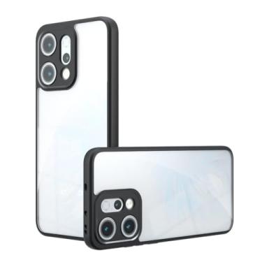 Imagem de HAOMRIYL Capa translúcida para Oppo Find X9/X9pro, capa de telefone de proteção de orifício de lente de câmera de precisão fosco antiamarelamento, transparente, X9Pro