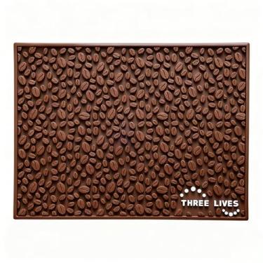 Imagem de Young Cartman Tapete de gotejamento de silicone - Tapete de secagem de louça resistente ao calor de 40 x 29 cm, tapete antiderrapante para balcão de cozinha e cafeteria, tapete multifuncional para