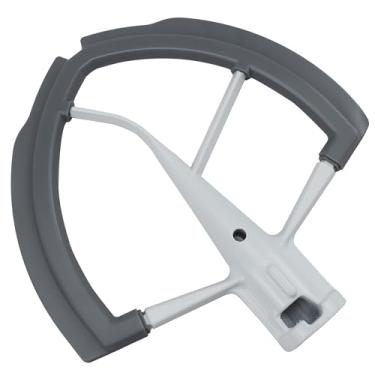 Imagem de Boginity Misturador de borda de silicone de 6 litros para batedeiras Kitchenaid – Compatível com as séries Professional e 600, liga de alumínio premium e silicone flexível para mistura suave e