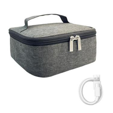 Imagem de MotiveTech Lancheira Elétrica Aquecida, Feita de Tecido Oxford com Porta USB, à Prova D'água, Ideal para Piqueniques, Acampamentos E Uso em Carros.