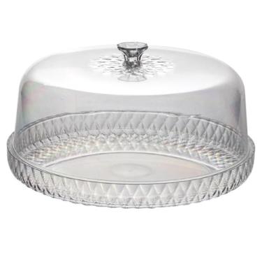 Imagem de Suporte Para Bolos Transparente E Incolor — Design Elegante E ContemporâNeo