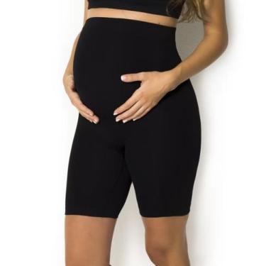 Imagem de Bermuda Maternidade Gestante Poliamida Trifil  (c05211), G, Preto