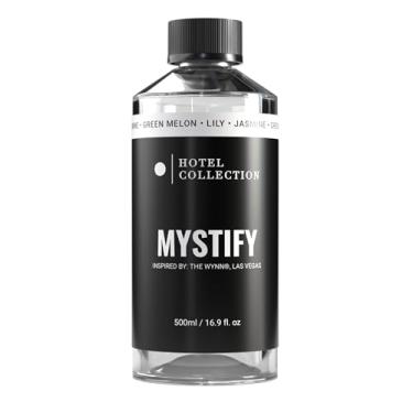 Imagem de Óleo difusor Hotel Collection Aroma360 – Mystify – Óleo aromático essencial para aromaterapia – Mel, melão, framboesa, lírio, jasmim e limão – 500 mL, 16,9 fl oz