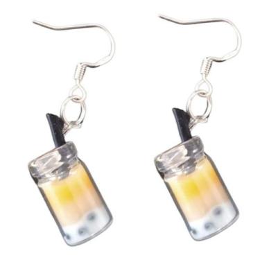 Imagem de Brincos Bebida Festa Divertidos Criativos Moda Tiktok Kwai - BRW, Core