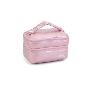 Imagem de Necessaire Matelassê Feminina Para Maquiagem com Divisórias - Seanite,