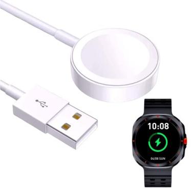 Imagem de Cabo Carregador Magnético para Smartwatch Serie 8 Ultra W68 W27pro - B