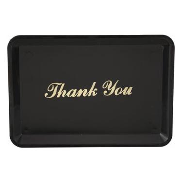 Imagem de Bandeja de pontas, 4-1 2" x 6-1 2", impressão dourada, preço por dúzia