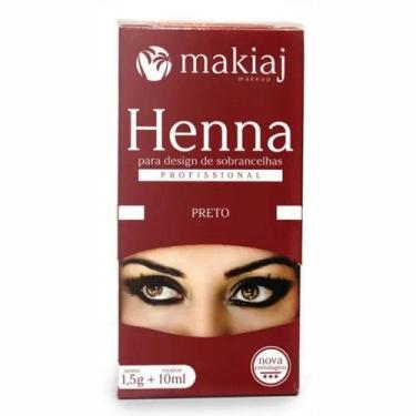 Imagem de Tintura Henna Preto Makiaj 1,5G