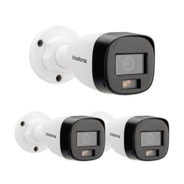 Imagem de Kit 3 Câmera Multi HD 1 Megapixel 20m VHD 1120 B FULL COLOR Intelbras