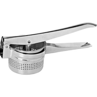Imagem de Espremedor Amassador De Batatas Em Aço Inox Legumes Profissional Reforçado