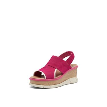 Imagem de Sorel Sandálias femininas Joanie III Slingback, Fúcsia Fizz, giz, 36