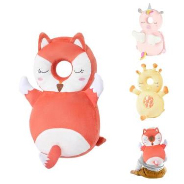 Imagem de Mochila protetora de cabeça para bebês NICE CHOICE Fox Soft Cushion