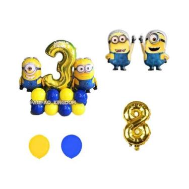 Imagem de Decoração De Festa De Aniversário Infantil Conjunto De Balões De Látex