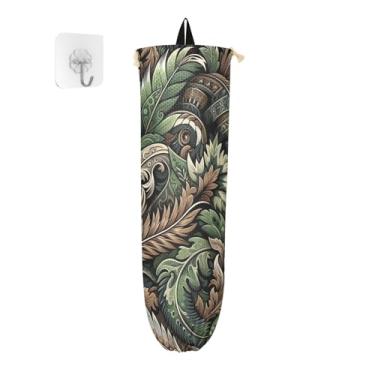 Imagem de Porta-sacos de plástico com padrão camuflado, organizador de armazenamento de cozinha, suportes de saco de plástico para sacolas de supermercado