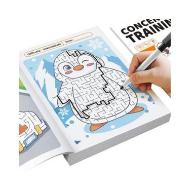 Imagem de Livro De Jogo Labirinto Colorido Para Idades De 3 a 8 Anos Desenvolvim