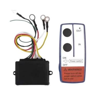 Imagem de Kit De Controle Remoto Universal Para Guincho 12V 24V Com Receptor Sem