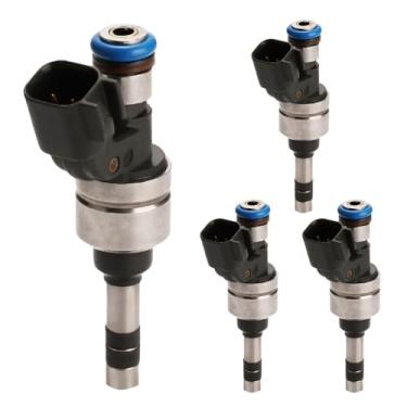 Imagem de Conjunto de 4 injetores de combustível | Compatível com Buick Lacrosse Regal Verano Chevrolet Captiva Sport Malibu Impala Equinox GMC Terrain| Substitui FJ1154 12633784 217-3444