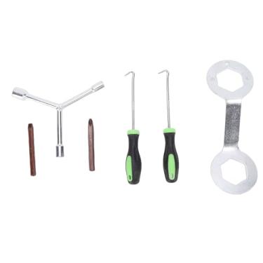 Imagem de Diydeg Ferramenta de Expansão de Mola Externa Interna da Máquina de Lavar, 6 Peças de Ferramenta de Remoção de Anel de Vedação de Porta de Arruela Com Chave Inglesa de Arruela de 36-38