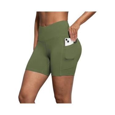 Imagem de Leggings Esportivas Femininas De Cintura Alta Com Secagem Rápida E Bol