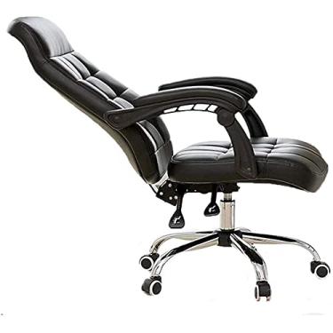 Imagem de Banqueta de bar Cadeira de hóspede confortável - mesa de computador e cadeira confortável e macia resistente ao desgaste fácil de limpar cadeira giratória de escritório cadeira de conferência material