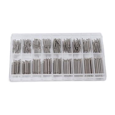 Imagem de Cryfokt Conjunto de Ferramentas de Reparo de Relógio Profissional, 270 Peças de Pinos de Ligação de Pulseira de Relógio Com Guia Detalhado, para Várias Substituições de Pulseira de