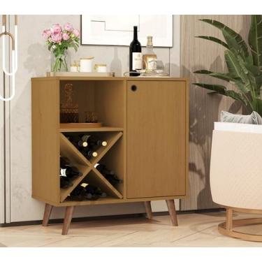 Imagem de Aparador com adega 4117 Pés palito Nature - Comprar Moveis em Casa - C