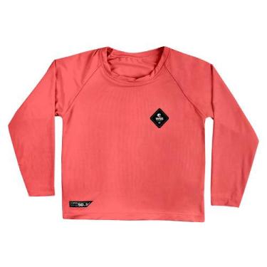 Imagem de Camiseta de Praia Infantil Manga Longa Com Proteção UV Menino Diamond 