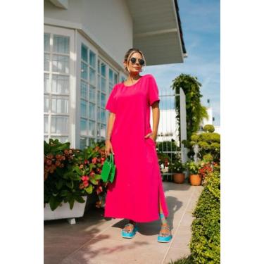 Imagem de Wendy Vestido de Moletinho Rosa Pink, M, Pink